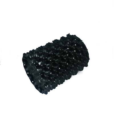 les pots en plastique d'air de PVC du diamètre 0.7mm de 20cm pas ont enduit les pots noirs d'air de polymères dégradables