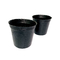 Pots profonds de pépinière de 3 gallons de PE de Daphne d'hiver d'usine de taille noire des pots 23cm