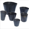 HDPE non-toxique pots en plastique de cultivateurs de 6 pouces 5 gallons en organisation des usines