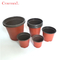 Pots en plastique 120mm supérieurs résistants UV d'usine du diamètre 1L de 3% assez profondément