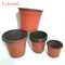 Pots s'ouvrants de la paume 5.5cm Dia Mini Plastic Pots Indoor Plant de salon 5cm hauts