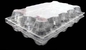 Plateau en plastique commode d'incubateur d'oeufs de transport de carton d'oeufs de PVC de 8pcs 0.7mm