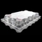 oeuf carré en plastique clair Tray Holder du plateau 71mm d'oeufs de l'ANIMAL FAMILIER 15packs jetable