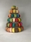 Support de empaquetage en plastique empilable de Macaron de rangée de l'arbre de Noël de Macaron 6