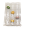 18 PCs Macaron de plastique Tray Food Grade Custom Size Logo For Chocolate Sugar