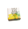 2 pièces belle impression Macaron boîte d'emballage papier Kraft avec plateau intérieur en plastique