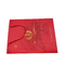 Sac de papier rigide de luxe rouge de boîte-cadeau empaquetant Logo For Tea Chocolate fait sur commande