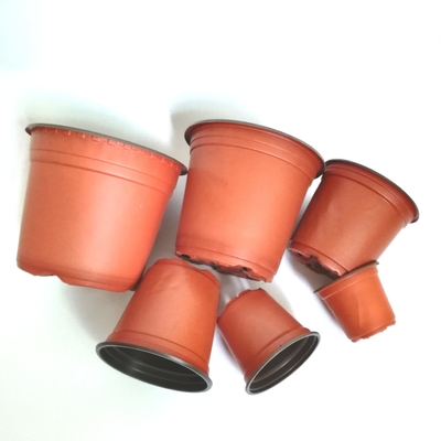 Pot de pépinière en plastique à double couleur pour fleurs / plantes vertes