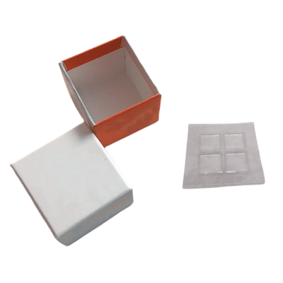 Graver de empaquetage de catégorie comestible de boîte-cadeau de papier rigide de chocolat de 4 PCs