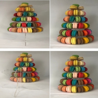 Macaron Tower Display 6 étages 10 étages 13 étages 9 étages Carré 10 étages Macaron Display Shelf