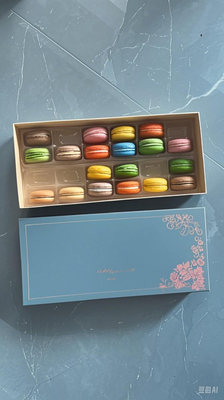 Fourniture Macaroons 24 emballage plateaux Macaroons boîtes de papier Macaroons plateaux en plastique Macaroons boîtes cadeaux Macaroons cartons