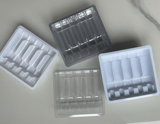 Fabricant plateau de bouteille d' ampoule sur mesure, emballage médical ampoule jetable 5ml emballage 5ml emballage ampoule 5ml emballage médicament 5ml emballage bouteille en verre 5ml