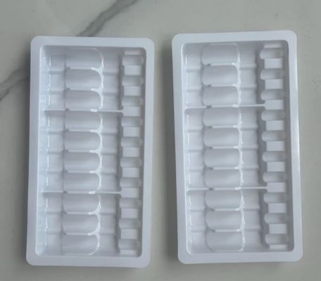 Plateaux d'ampoules en plastique personnalisés de 1 ml à 10 ml pour l'emballage de médicaments