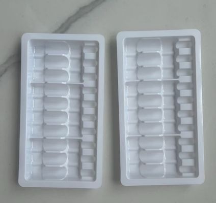 Plateaux d'ampoules en plastique 1 ml personnalisés pour l'emballage de médicaments