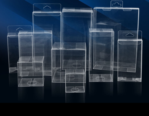 Boîtes transparentes en PVC et PET en gros Boîtes transparentes en plastique de qualité alimentaire texturées mates