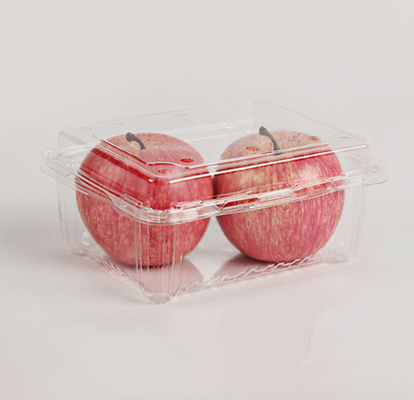 Boîtes à fruits jetables en gros avec couvercle transparent et emballage en plastique épais en ampoules pour emballage à emporter de boîtes à fruits, sur mesure