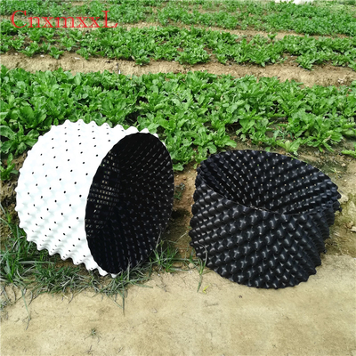 Seaux blancs d'élagage d'air de serre chaude de pots d'air de plastique de HDPE de la croissance 0.9mm de racine