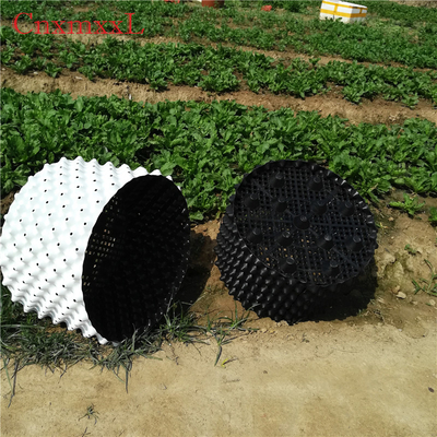 Seaux blancs d'élagage d'air de serre chaude de pots d'air de plastique de HDPE de la croissance 0.9mm de racine