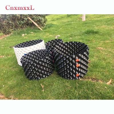 pots en plastique d'air 99L de noir extérieur blanc de pépinière