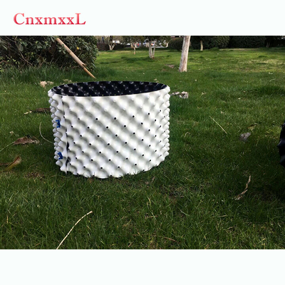 pots en plastique d'air 99L de noir extérieur blanc de pépinière