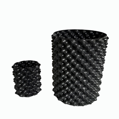 Autour de hauts biens de 15cm les pots en plastique d'air de 1,5 gallons 0.7mm pp aèrent des pots d'élagage