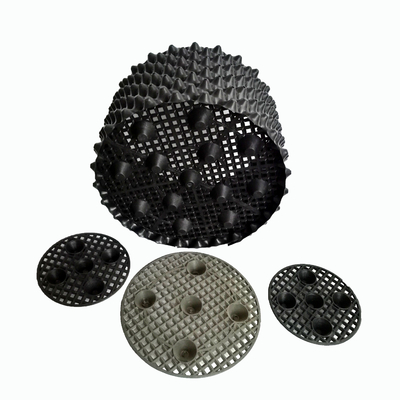 Pots multifonctionnels d'air de plastique du diamètre 44L de 40cm blanc de noir de 10 gallons