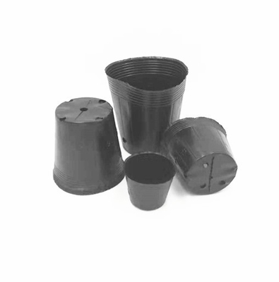 Pot de pépinière en plastique chromé Semences d'orchidées en culture de pots noirs pour serre