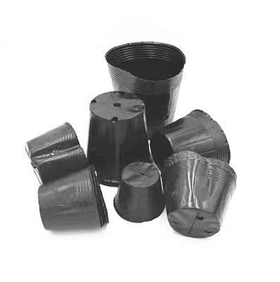 Pot de pépinière en plastique chromé Semences d'orchidées en culture de pots noirs pour serre