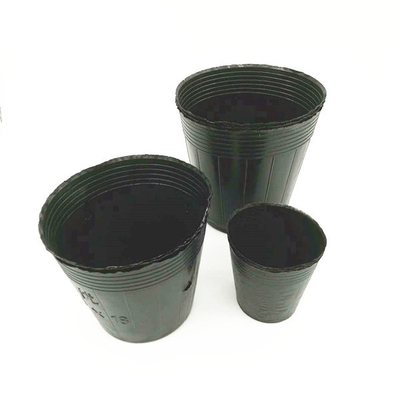 Taille personnalisée PVC noir PS plastique doux pot de nutrition de fleurs pour la plantation