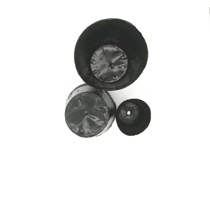 Taille personnalisée PVC noir PS plastique doux pot de nutrition de fleurs pour la plantation