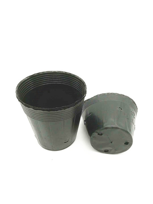 Taille personnalisée PVC noir PS plastique doux pot de nutrition de fleurs pour la plantation