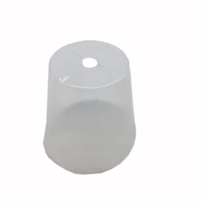 Pottes en plastique douces et minces, transparentes et noires