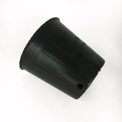 Couleur noire Gros pot de fleurs en plastique résistant au vieillissement