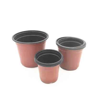 Pot de fleurs jetable à double couleur pour serre et jardin