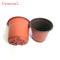 le HDPE en plastique vigoureux flexible de pots de fleur 75pcs imperméabilisent les pots en plastique de 6 pouces