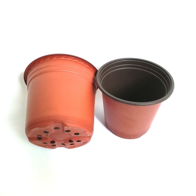 Pot de pépinière en plastique à double couleur pour fleurs / plantes vertes