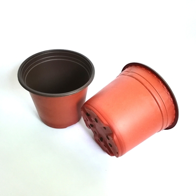 Pot de pépinière en plastique à double couleur pour fleurs / plantes vertes