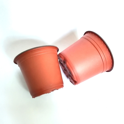 Pot de pépinière en plastique à double couleur pour fleurs / plantes vertes