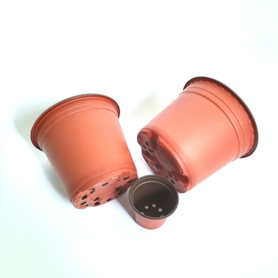 Pot de pépinière en plastique à double couleur pour fleurs / plantes vertes