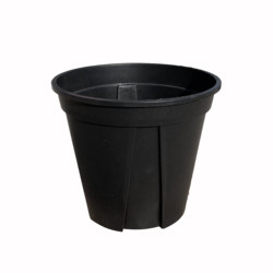 Gros de 2,5 L de jardin noir en plastique de jardinage de poêle de gallon épaisseur de bonsaï en PP / HDPE