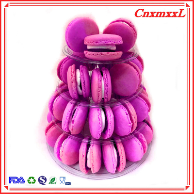 Convient Petit écran en plastique de macaron Tour 37pcs recyclable