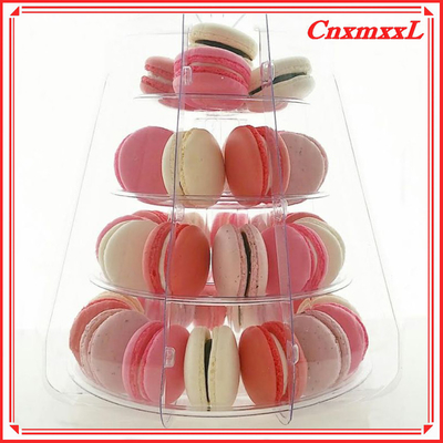 Convient Petit écran en plastique de macaron Tour 37pcs recyclable