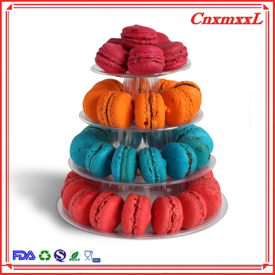 Convient Petit écran en plastique de macaron Tour 37pcs recyclable