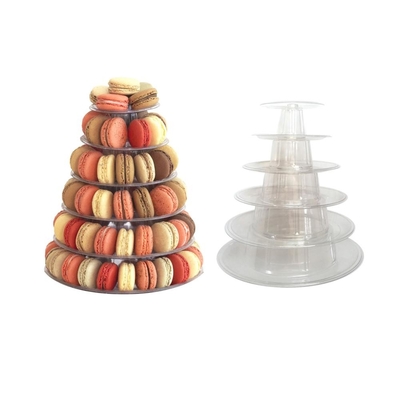 Tour de macarons à 6 niveaux pour la décoration de gâteaux