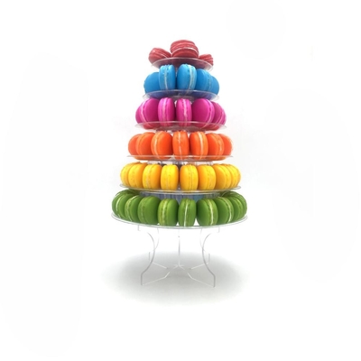 Tour de macarons à 6 niveaux pour la décoration de gâteaux