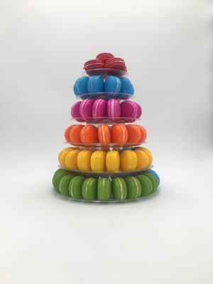 Tour de macarons à 6 niveaux pour la décoration de gâteaux