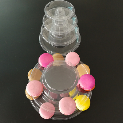 Étagère d'affichage en plastique à 6 niveaux de macarons 3-5 mm d'épaisseur