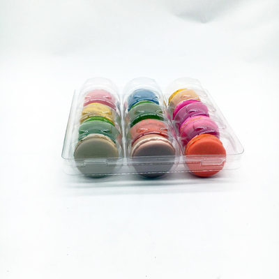 12 plateau à macarons creux plateau d'emballage en plastique sur mesure
