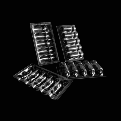 Emballage en ampoule en plastique transparent sur mesure en PVC PET PETG ESD