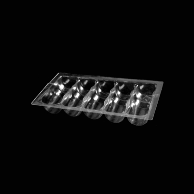 Emballage en PVC transparent, en PET, en PP, en plastique, en ampoule à ampoules, avec insertion en papier